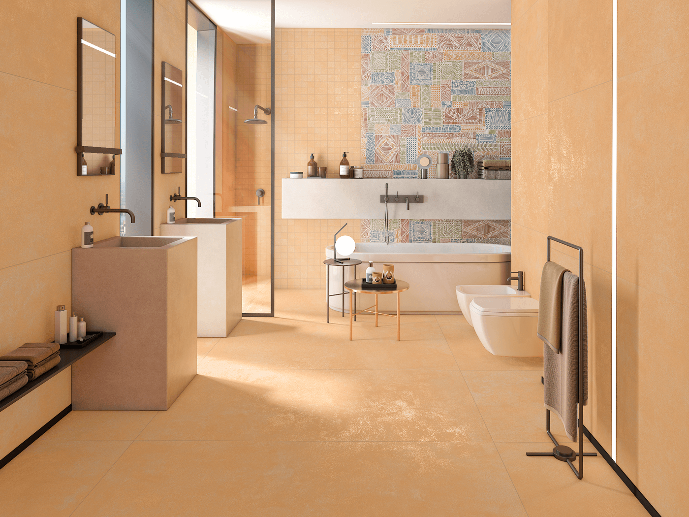 Cement Linen Saffron
